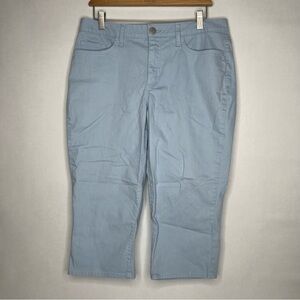 Riders By Lee Jeans Blue Womens Mid Rise Capri Cropped Denim W34‎ L20 Stretch
